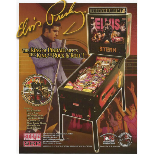 Elvis Pinball Machine by Stern
