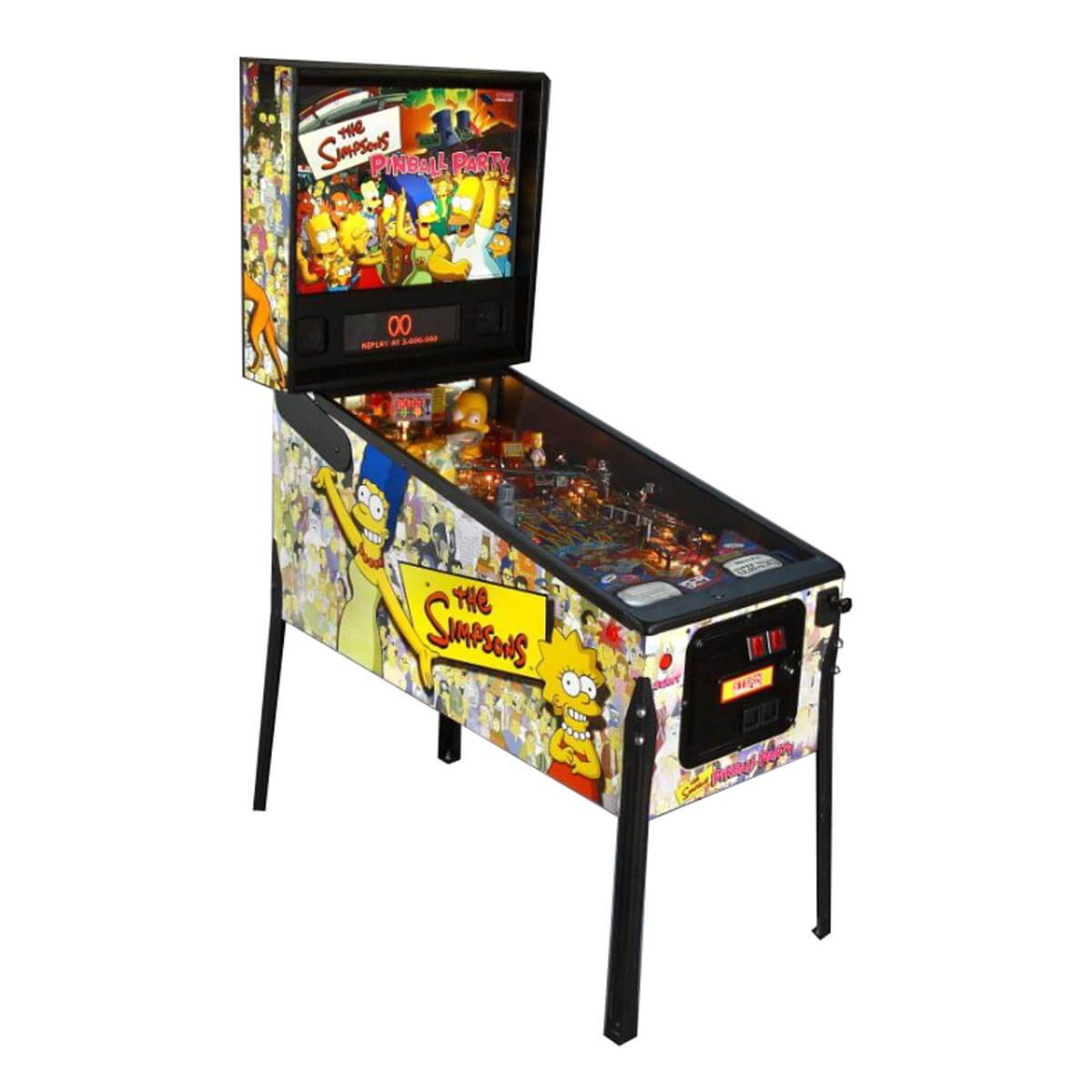 Stern The Simpsons Pinball Party Pinball Machine Couch Plastic 545-6063-00 New!