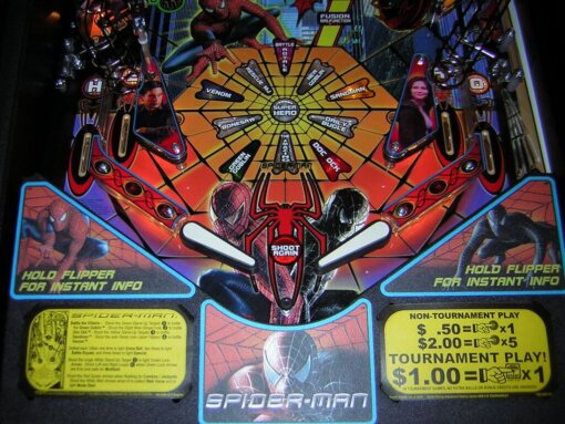 Spider-man Pinball Machine by Stern