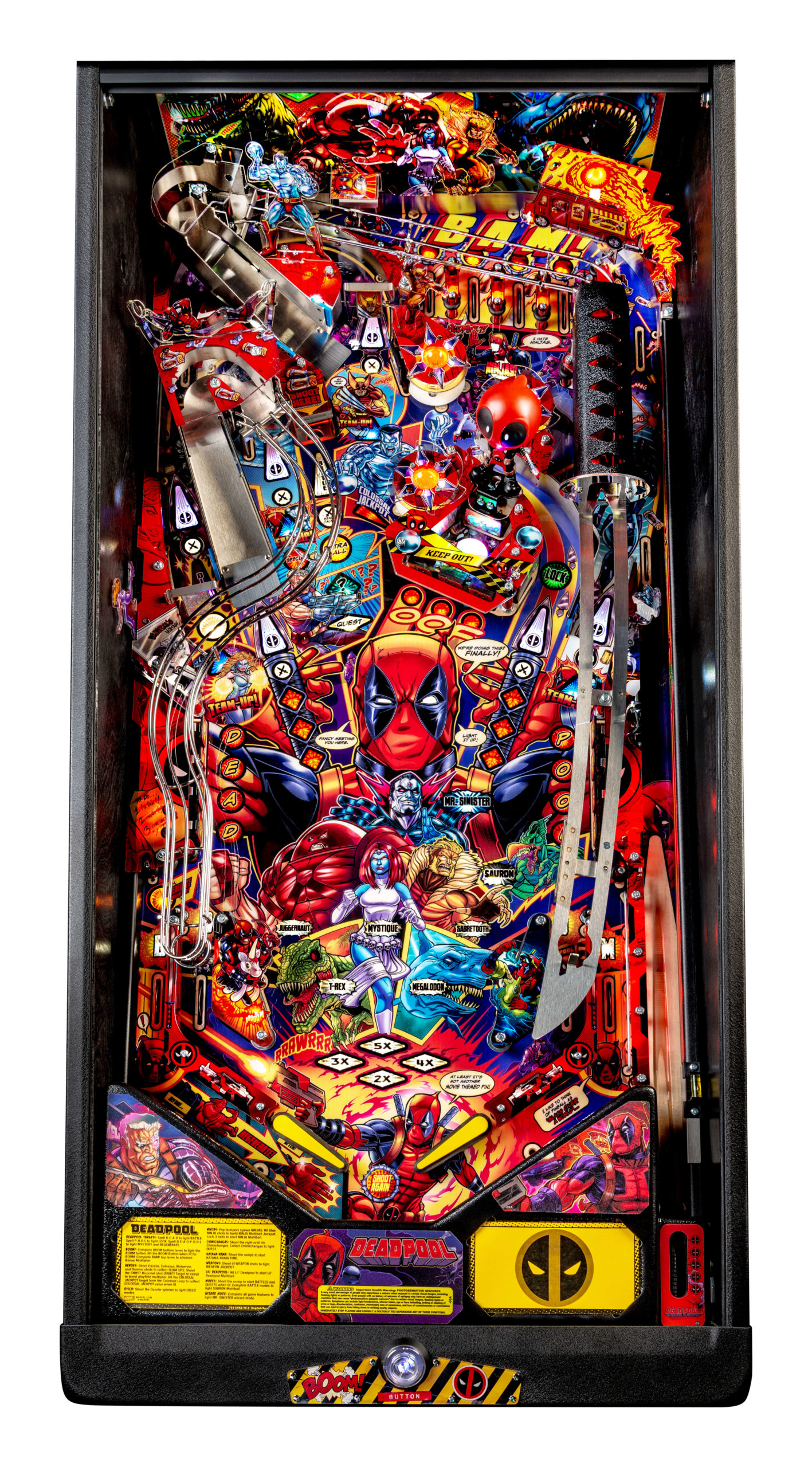 Deadpool Pro Pinball Machine by Stern Deadpool Pro Pinball Machine by Stern