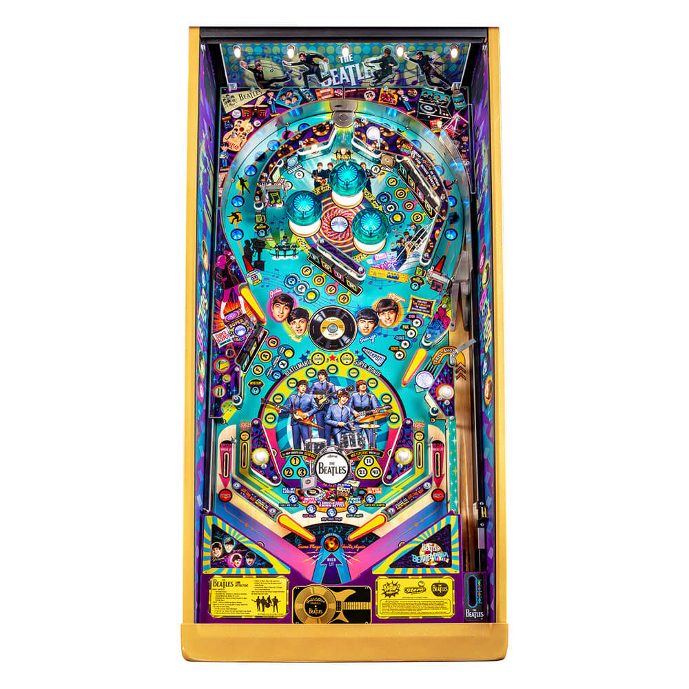 The Beatles Gold Edition Pinball Machine by Stern The Beatles Gold Edition Pinball Machine by Stern