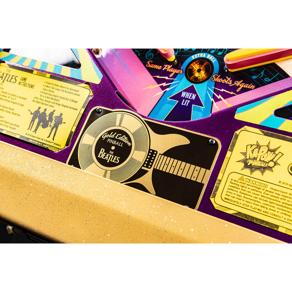 The Beatles Gold Edition Pinball Machine by Stern The Beatles Gold Edition Pinball Machine by Stern