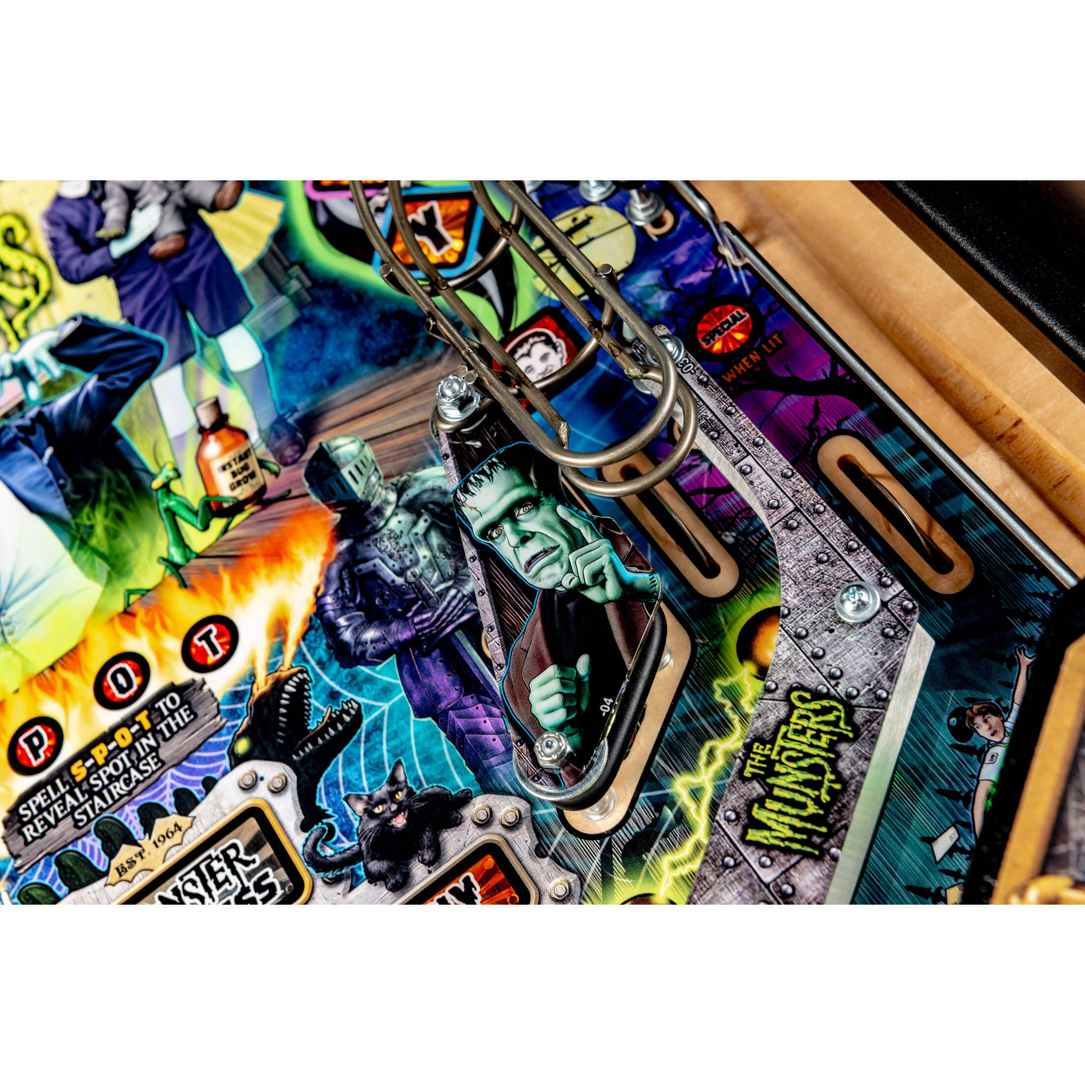 Stern Pinball The Munsters Pro Backbox Aufkleber Decal Right #820-78L1-02 