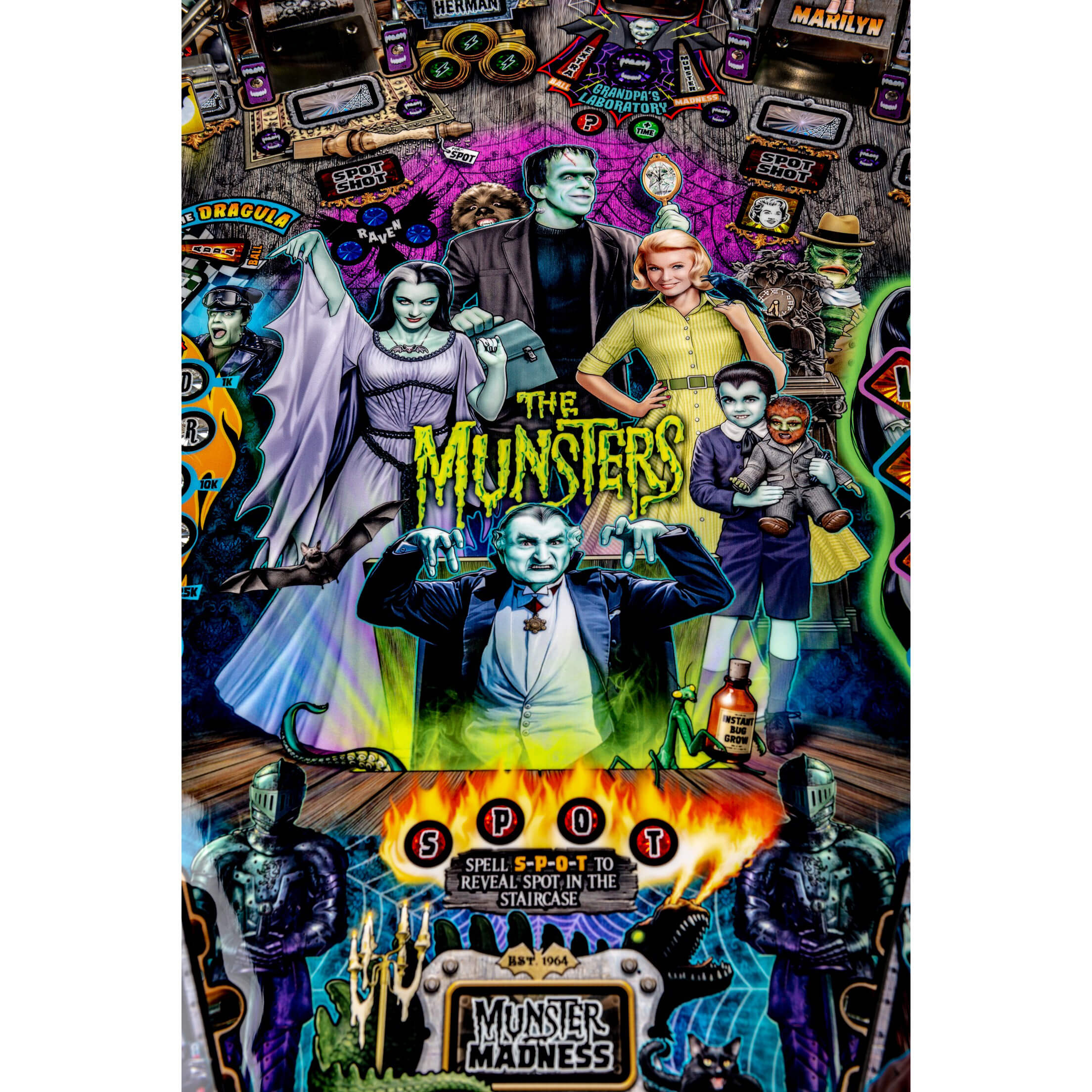 The Munsters Pro Pinball Machine by Stern The Munsters Pro Pinball Machine by Stern