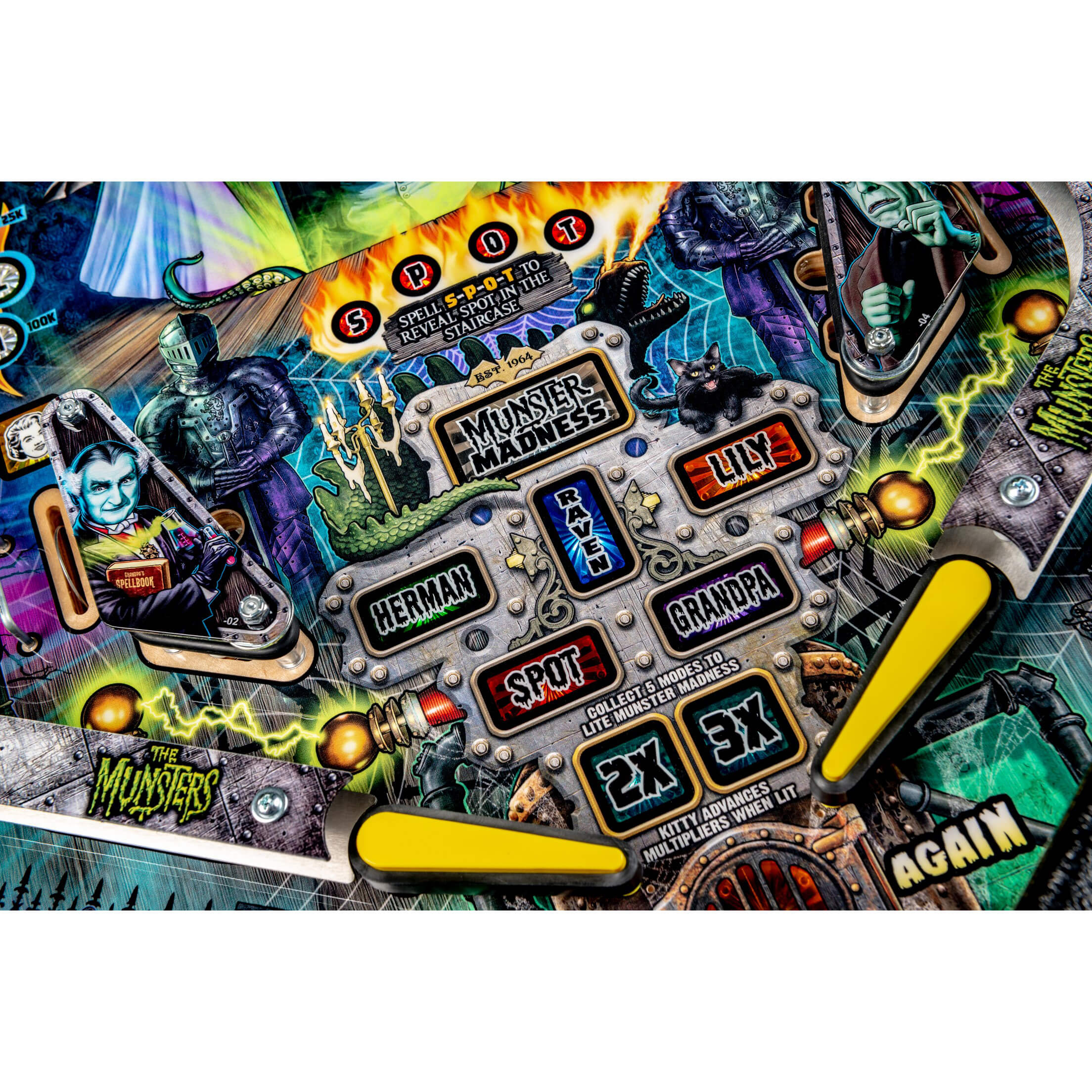 The Munsters Pro Pinball Machine by Stern The Munsters Pro Pinball Machine by Stern