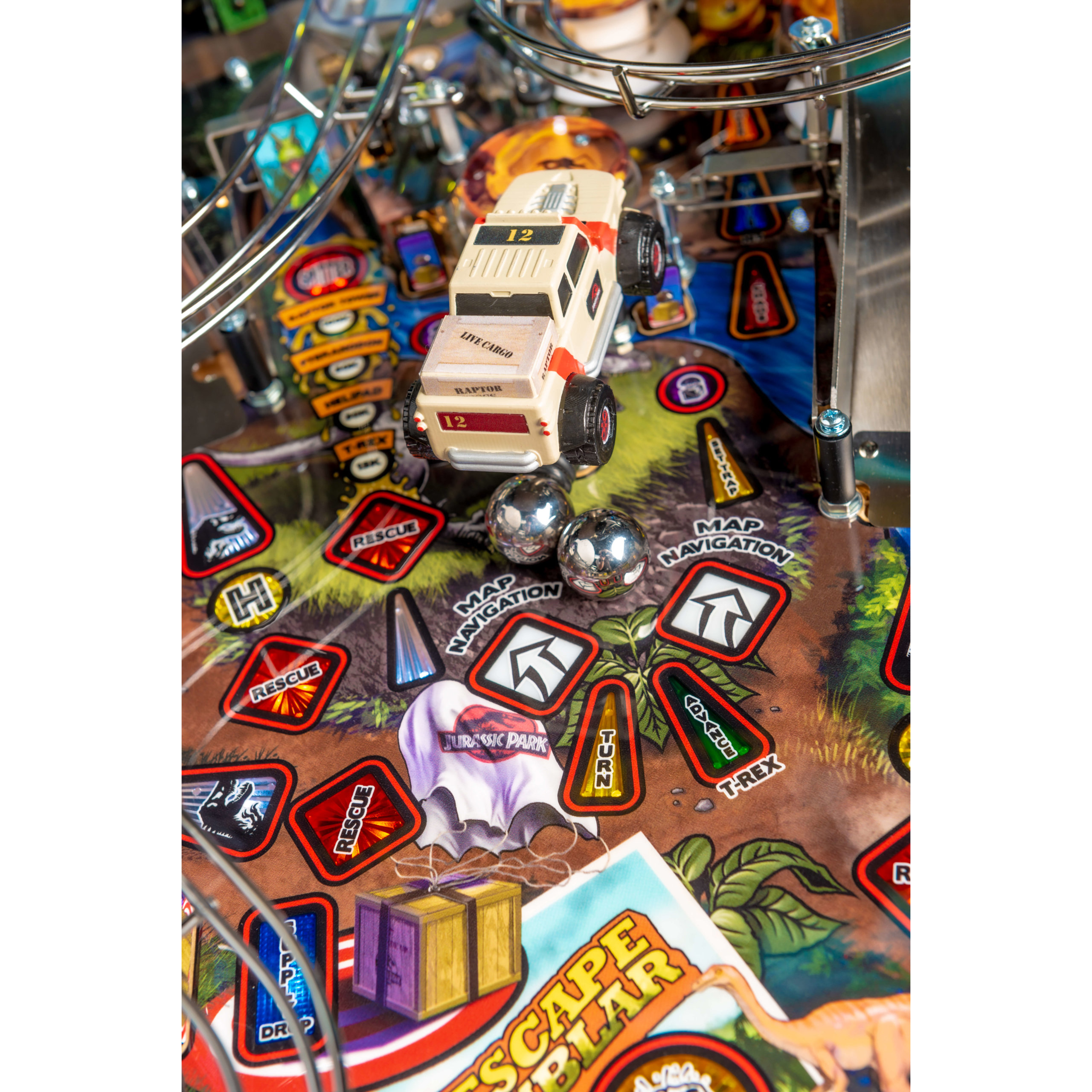 Jurassic Park Pro Pinball Machine by Stern Jurassic Park Pro Pinball Machine by Stern