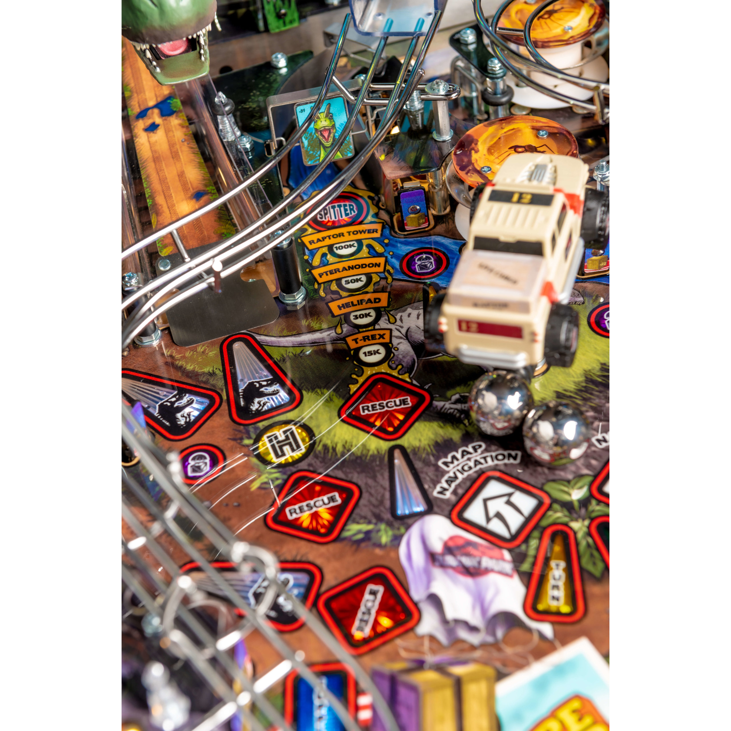 Jurassic Park Pro Pinball Machine by Stern Jurassic Park Pro Pinball Machine by Stern