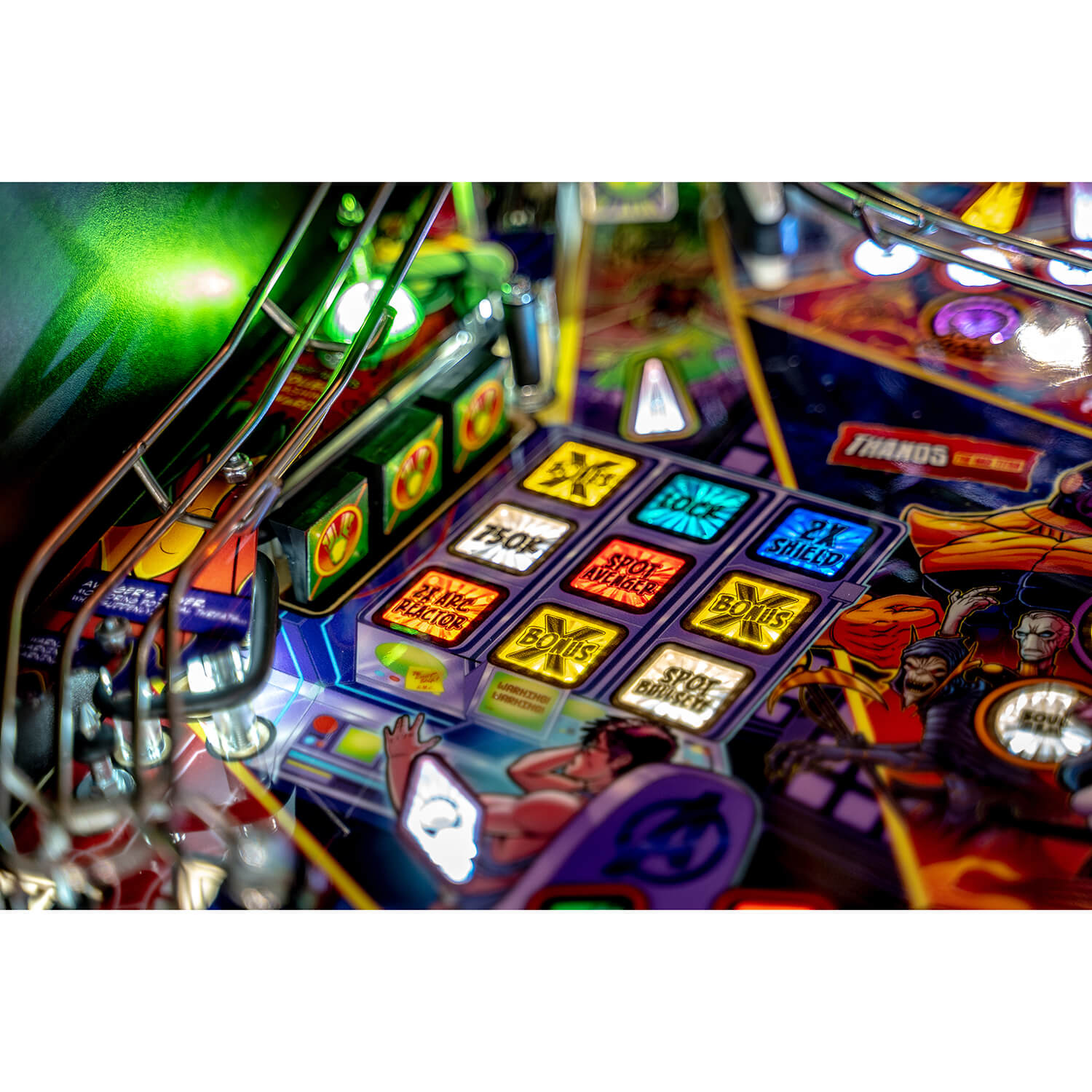 Avengers: Infinity Quest Premium Pinball Machine by Stern Avengers: Infinity Quest Premium Pinball Machine by Stern