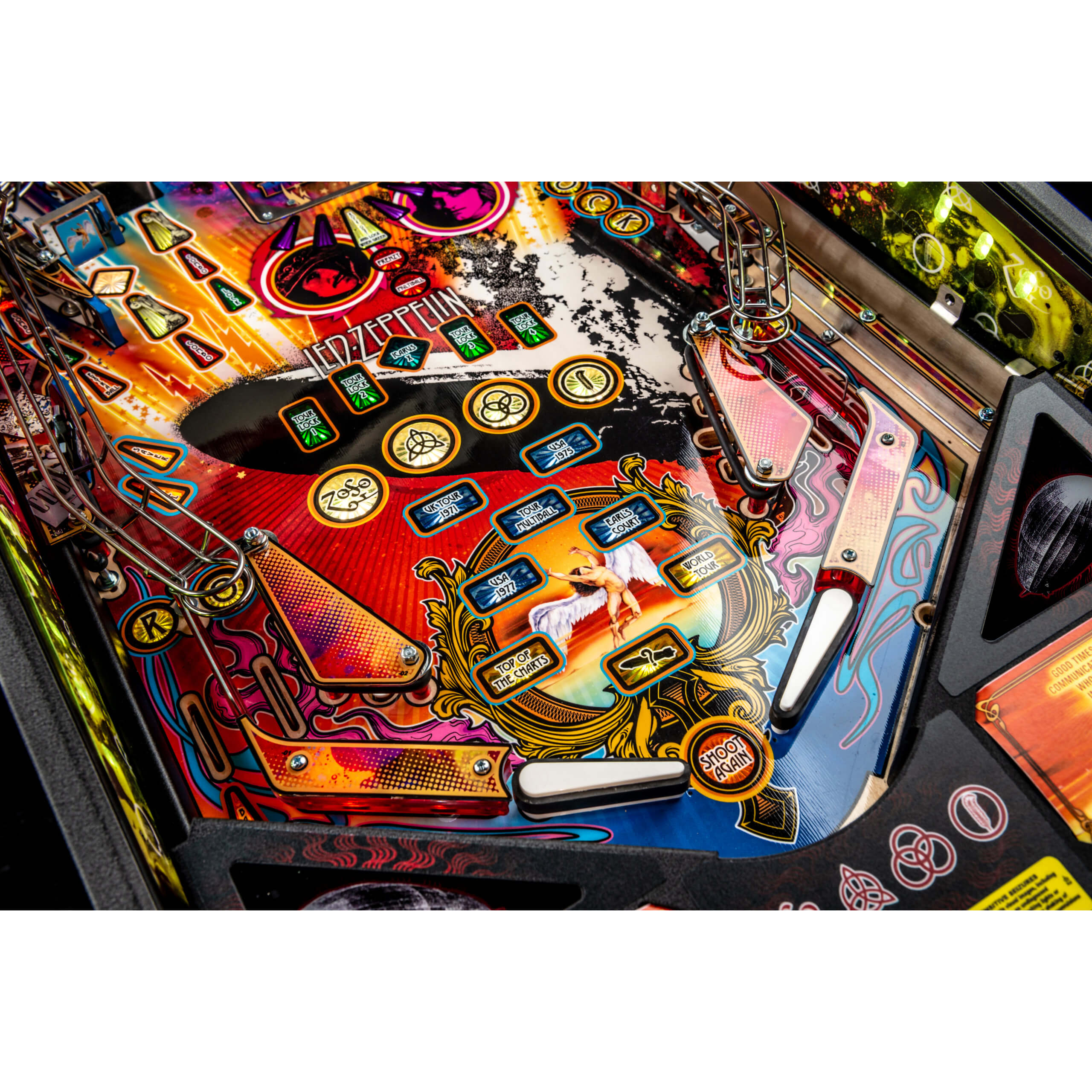 Led Zeppelin Premium Pinball Machine by Stern Led Zeppelin Premium Pinball Machine by Stern