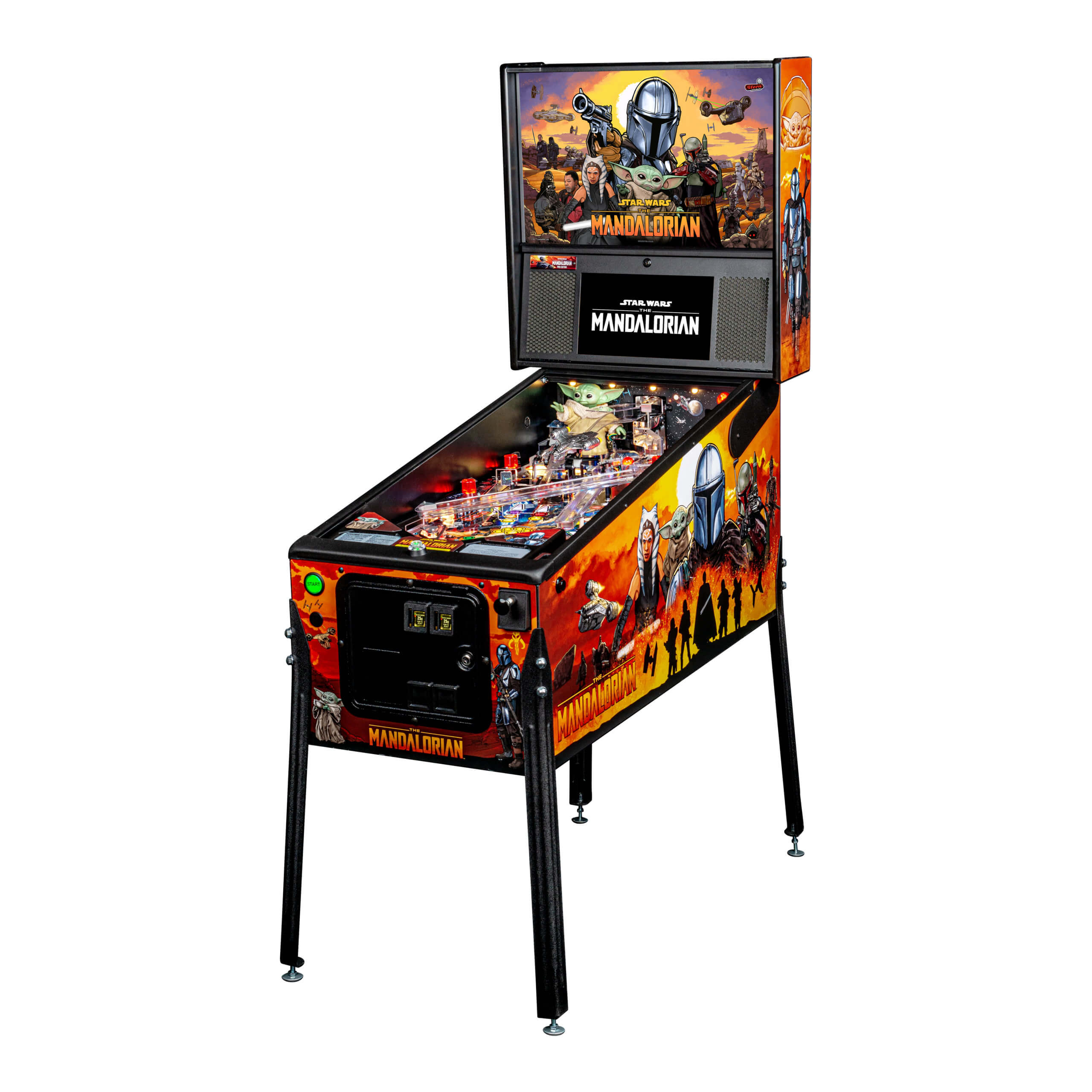 The Mandalorian Pro Pinball Machine by Stern The Mandalorian Pro Pinball Machine by Stern