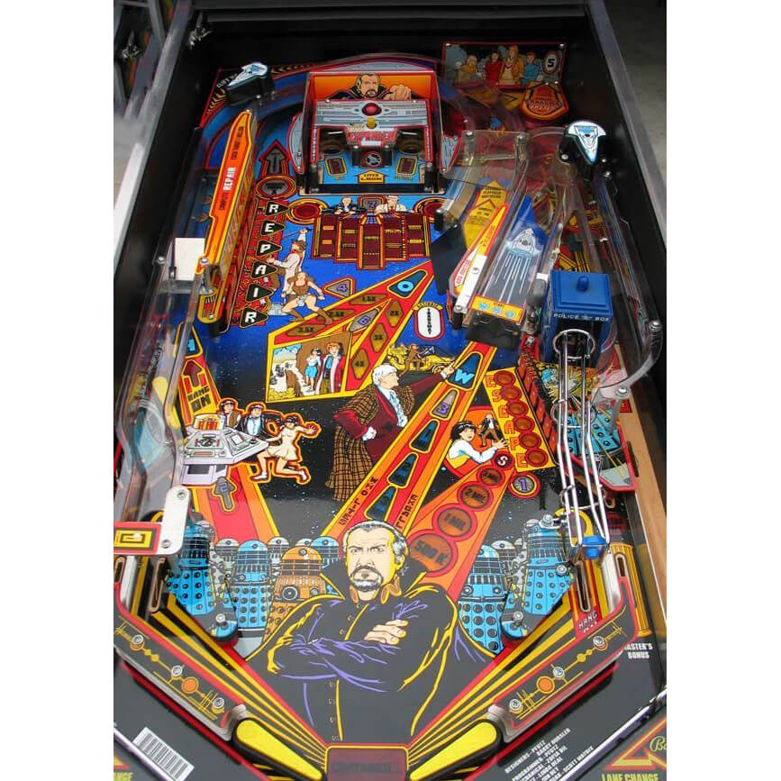 Doctor Who Pinball Arcade Game Parts And Operation Manual 151,Page 1992 