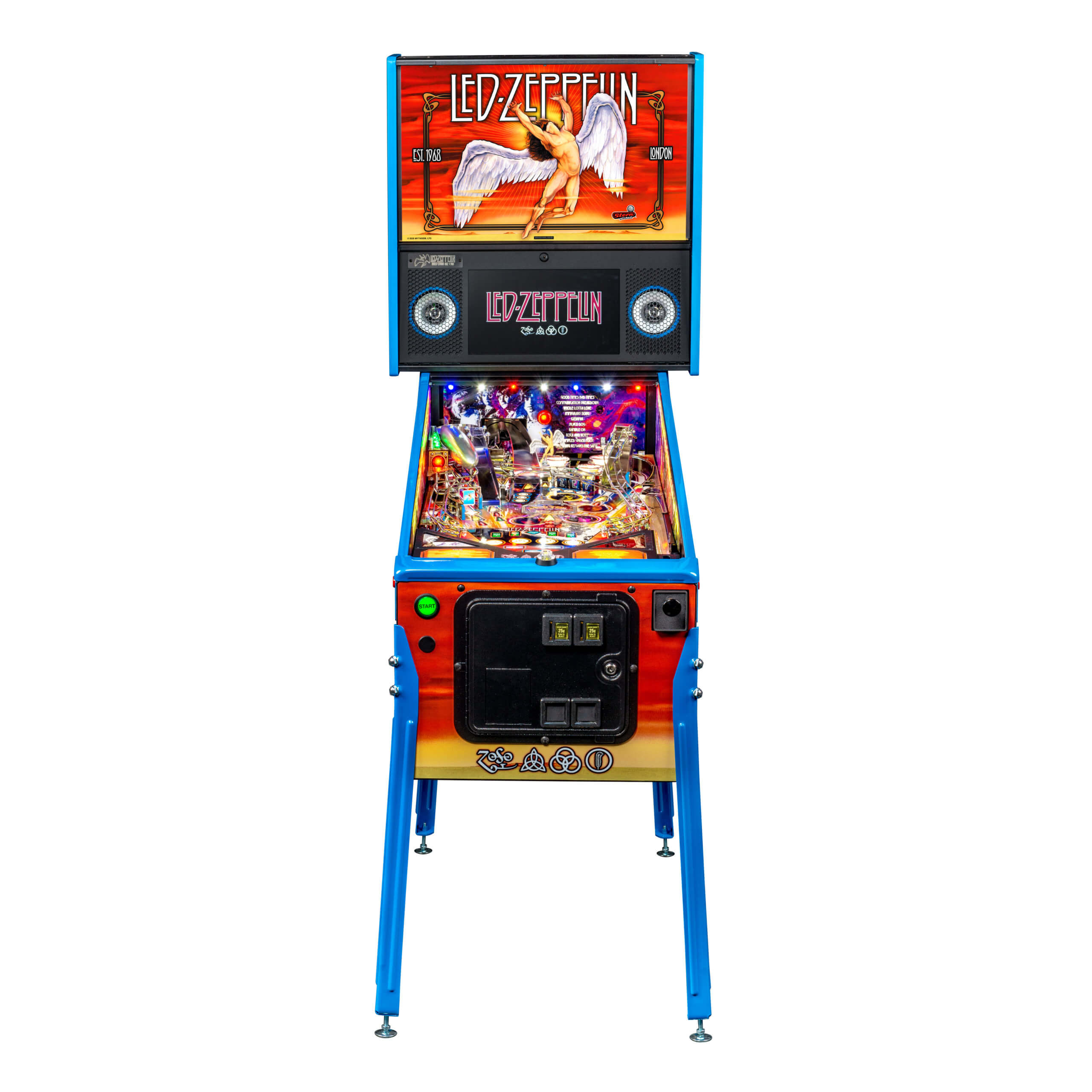 Led Zeppelin Limited Edition Pinball Machine by Stern Led Zeppelin Limited Edition Pinball Machine by Stern