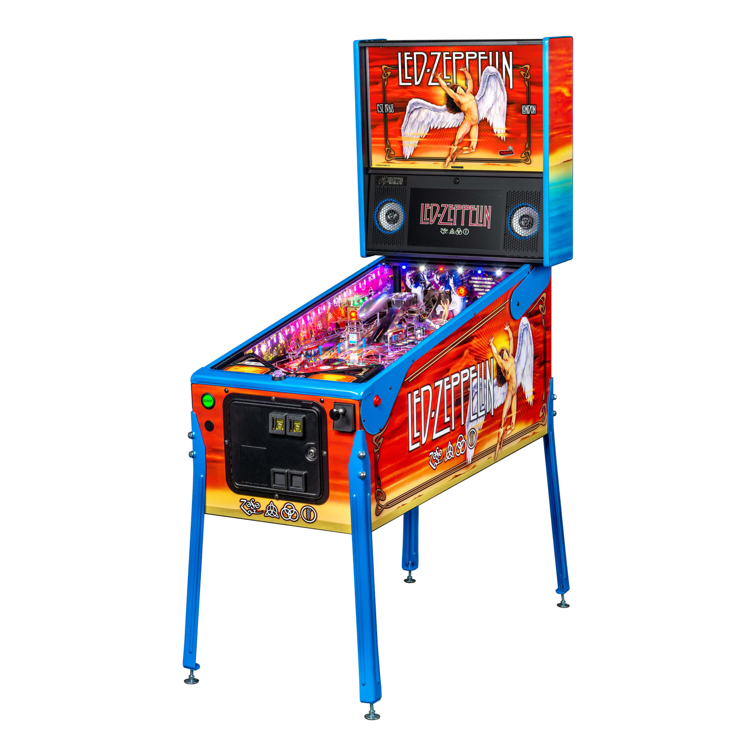 Led Zeppelin Limited Edition Pinball Machine by Stern Led Zeppelin Limited Edition Pinball Machine by Stern