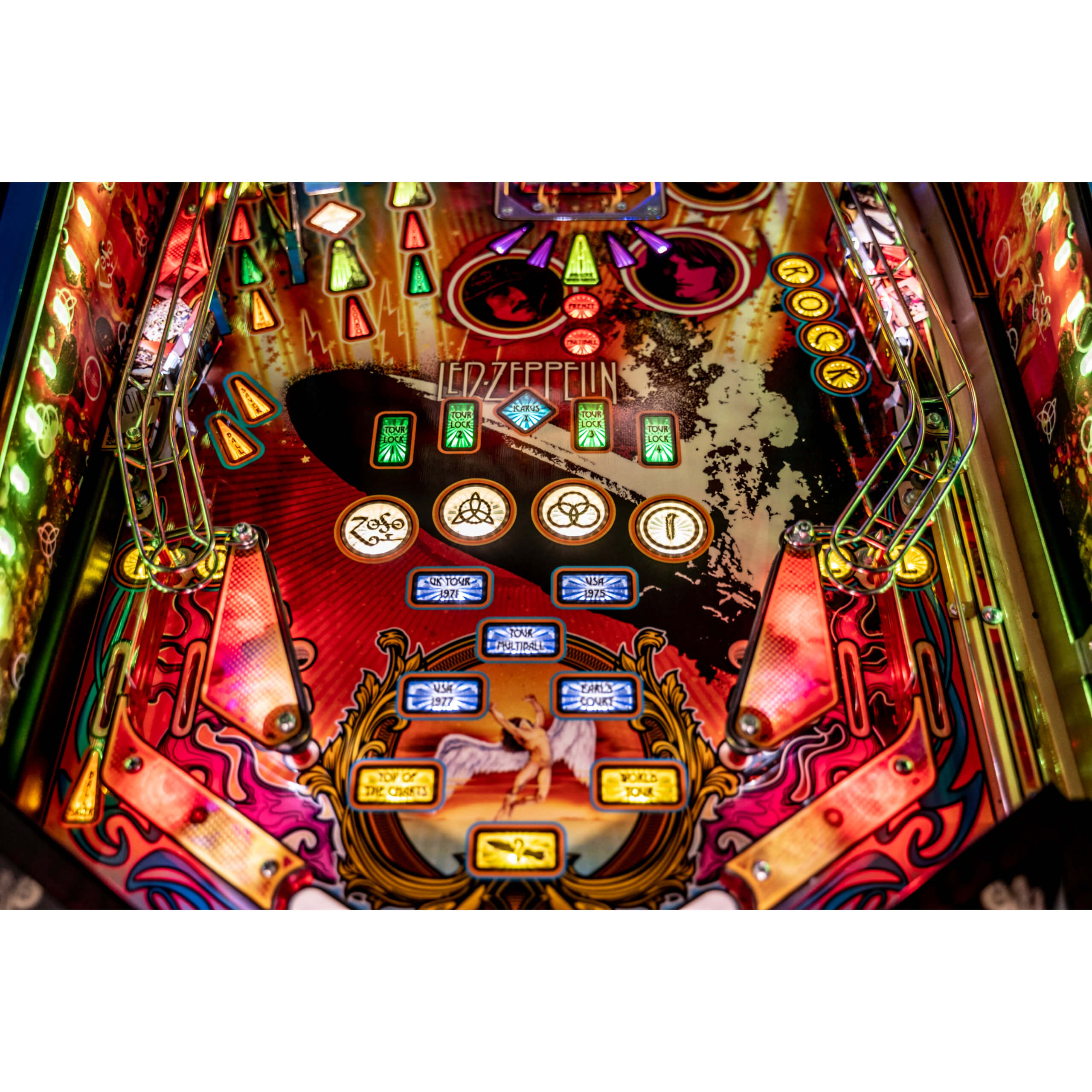 Led Zeppelin Limited Edition Pinball Machine by Stern Led Zeppelin Limited Edition Pinball Machine by Stern