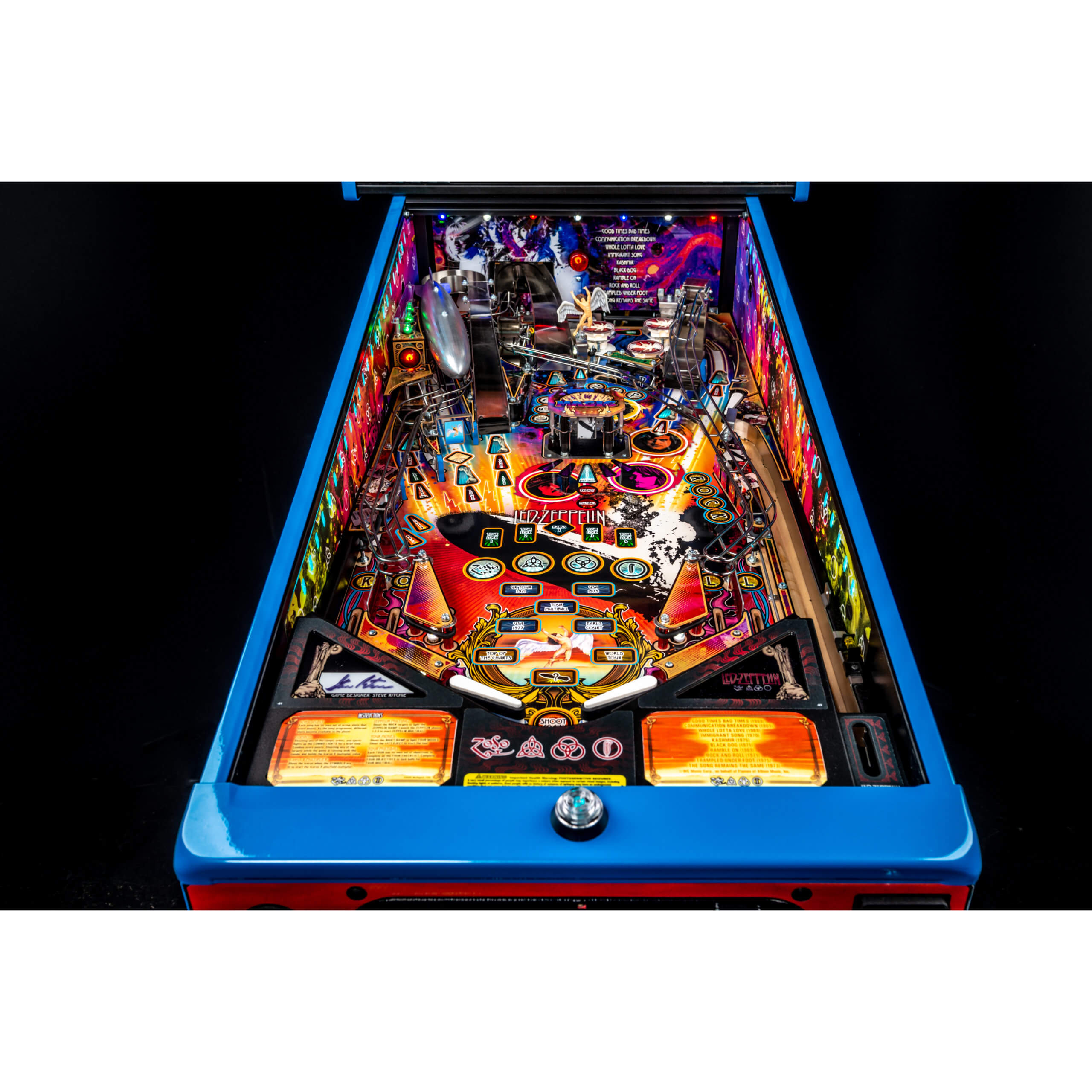 Led Zeppelin Limited Edition Pinball Machine by Stern Led Zeppelin Limited Edition Pinball Machine by Stern