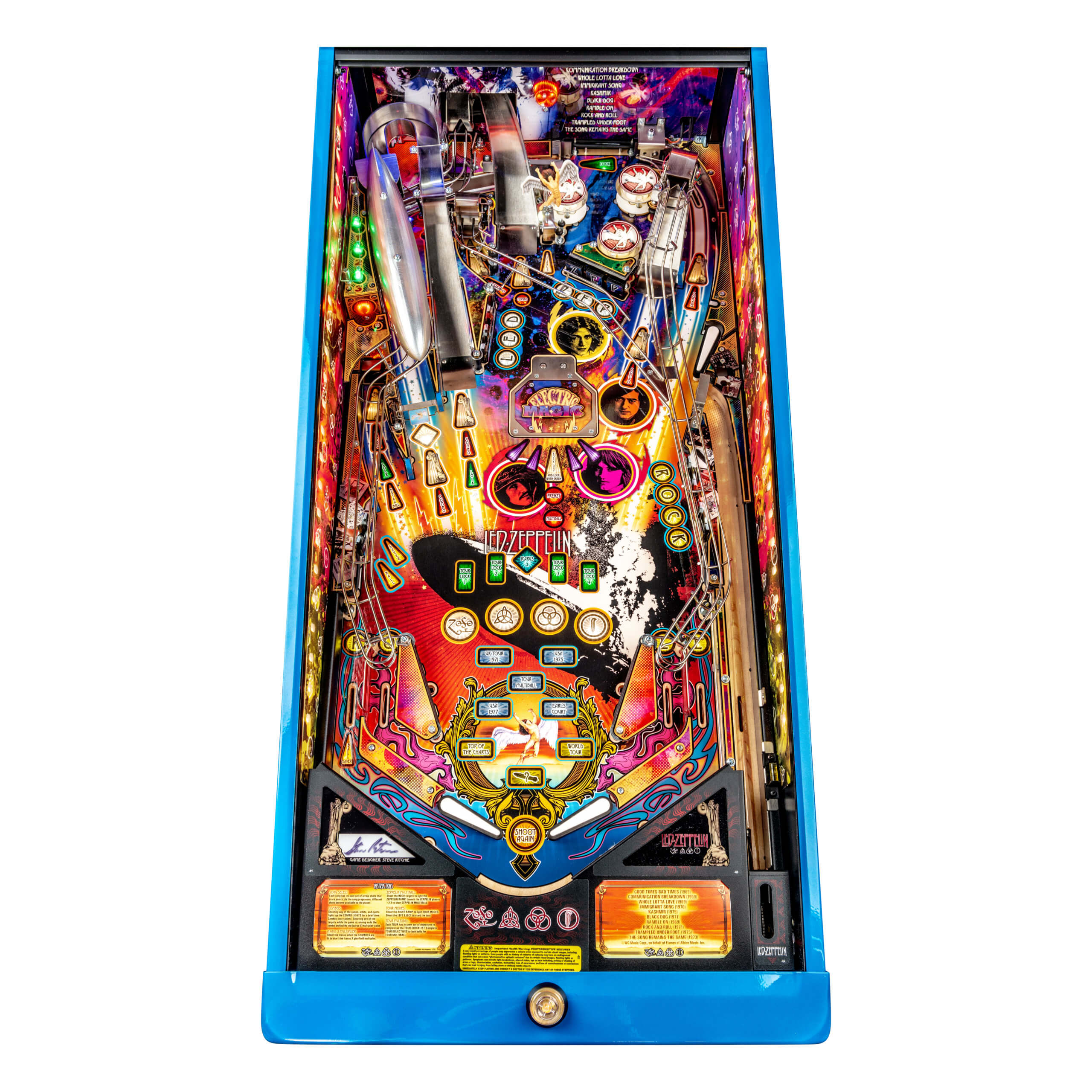 Led Zeppelin Limited Edition Pinball Machine by Stern Led Zeppelin Limited Edition Pinball Machine by Stern