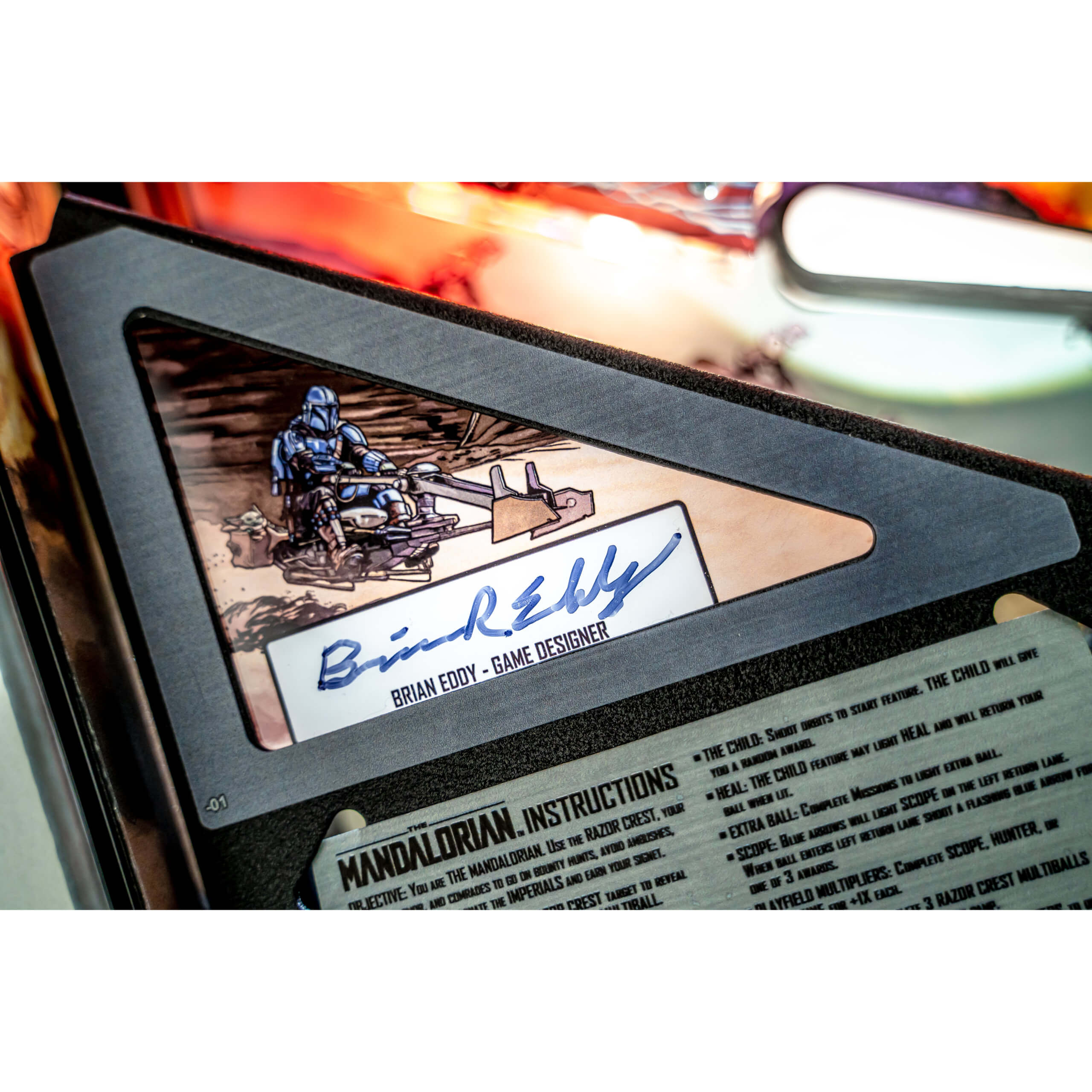 The Mandalorian Limited Edition Pinball Machine by Stern The Mandalorian Limited Edition Pinball Machine by Stern