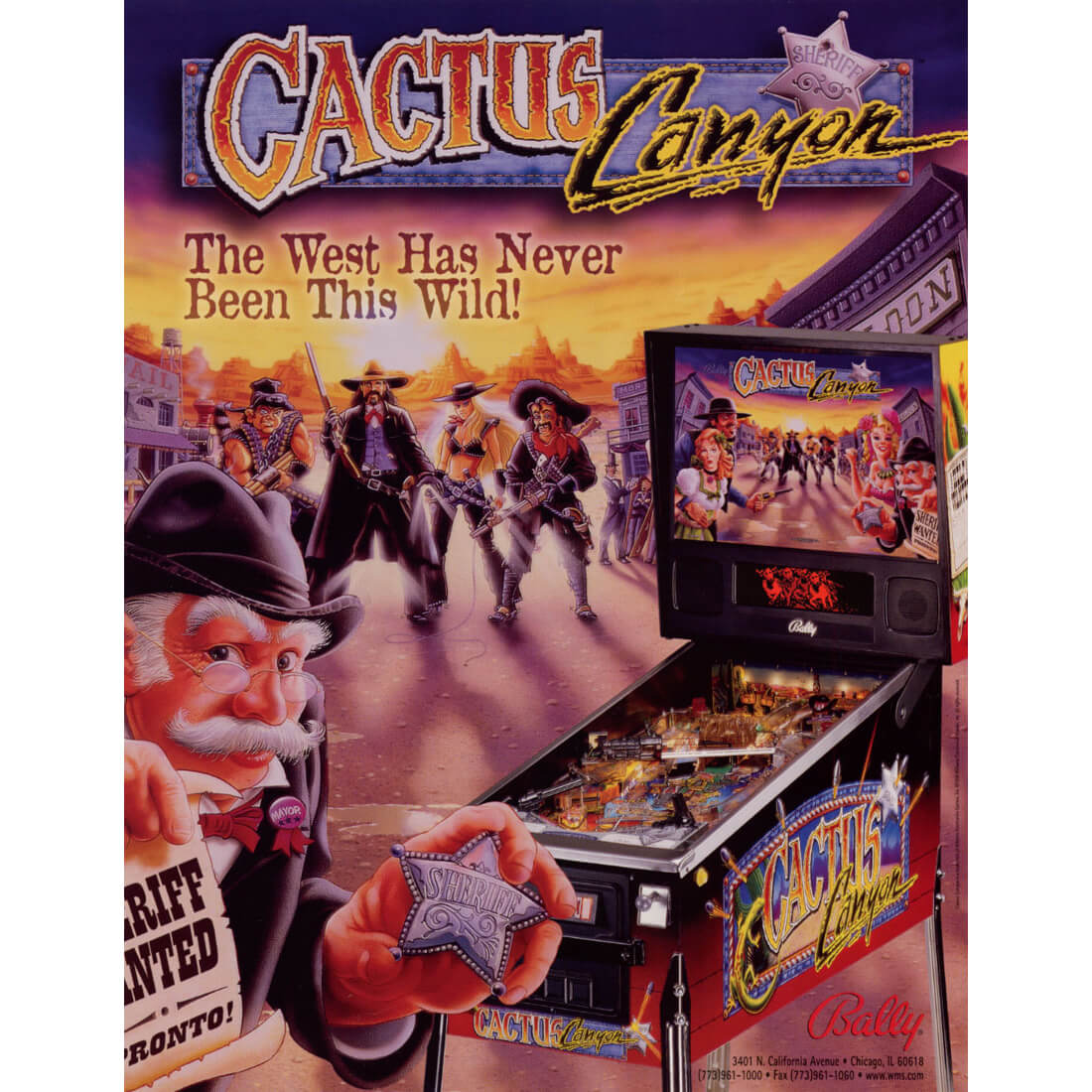 Buy Cactus Canyon Pinball Machine By Bally Online At 15999