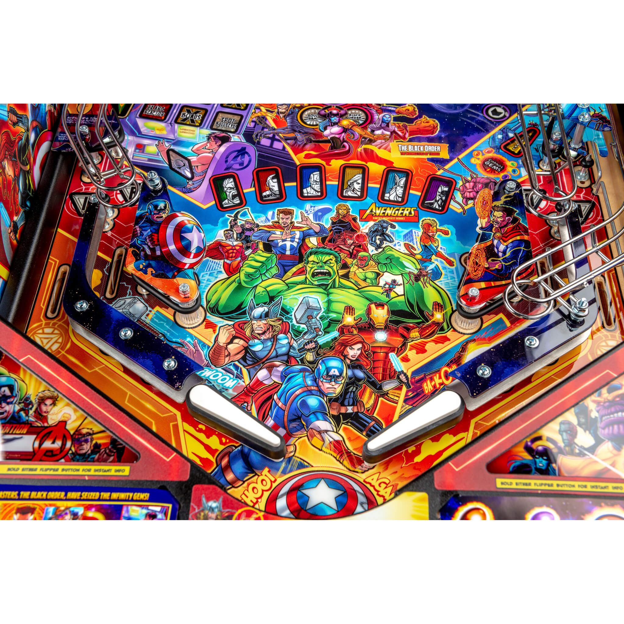 Avengers: Infinity Quest Limited Edition Pinball Machine by Stern Avengers: Infinity Quest Limited Edition Pinball Machine by Stern