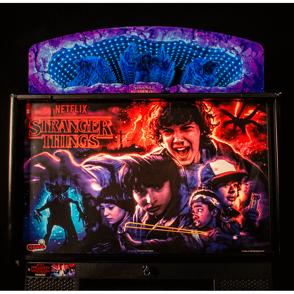 Stranger Things Pinball Topper by Stern Stranger Things Pinball Topper by Stern