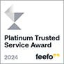 Platinum Trusted Service Award Feefo