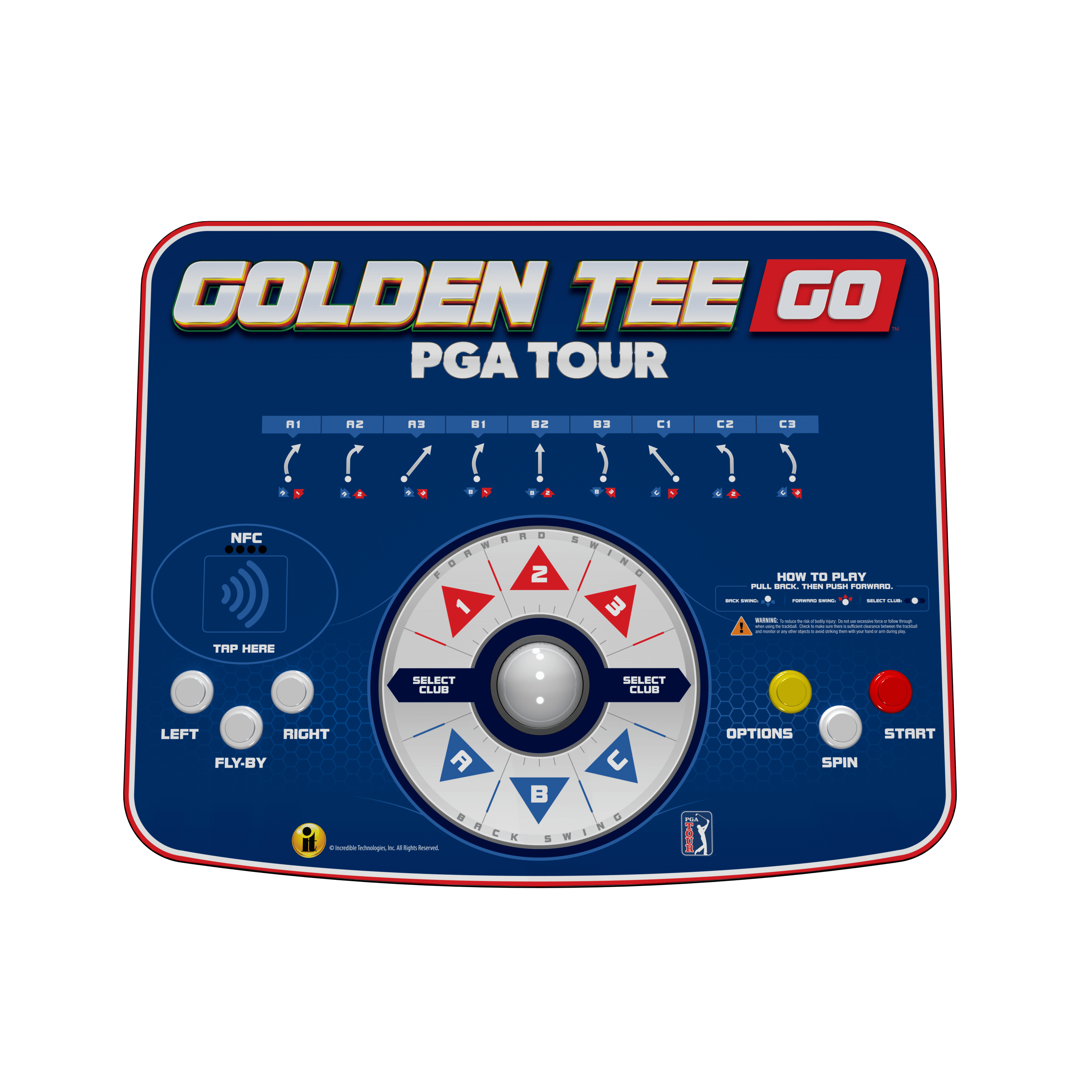 Golden Tee PGA TOUR Go Portable Golf Arcade Game Golden Tee PGA TOUR Go Portable Golf Arcade Game