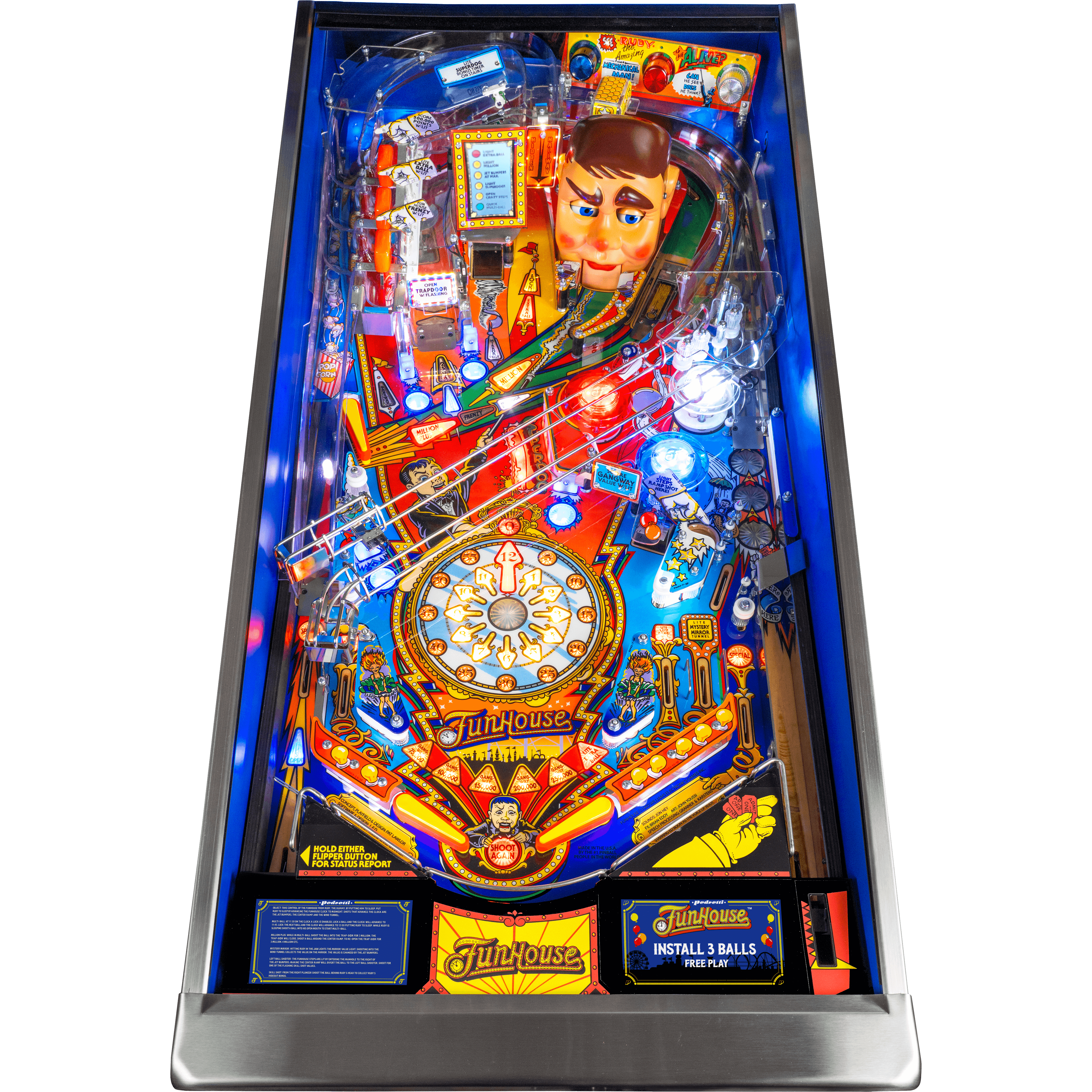 Funhouse Remake Pinball Machine - Classic Edition Funhouse Remake Pinball Machine - Classic Edition