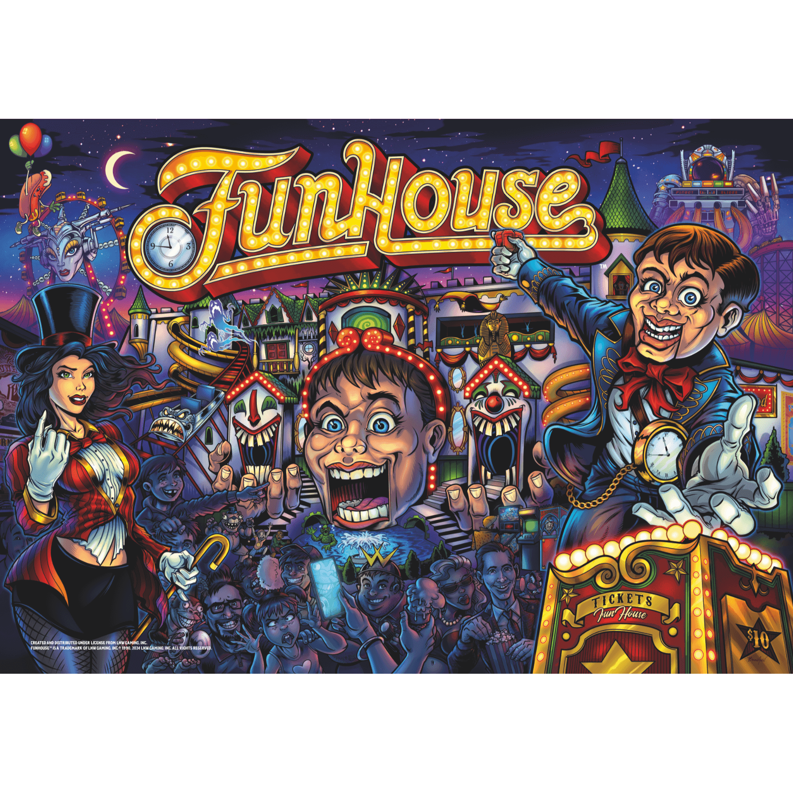 Funhouse Remake Pinball Machine - Midnight Limited Edition Funhouse Remake Pinball Machine - Midnight Limited Edition