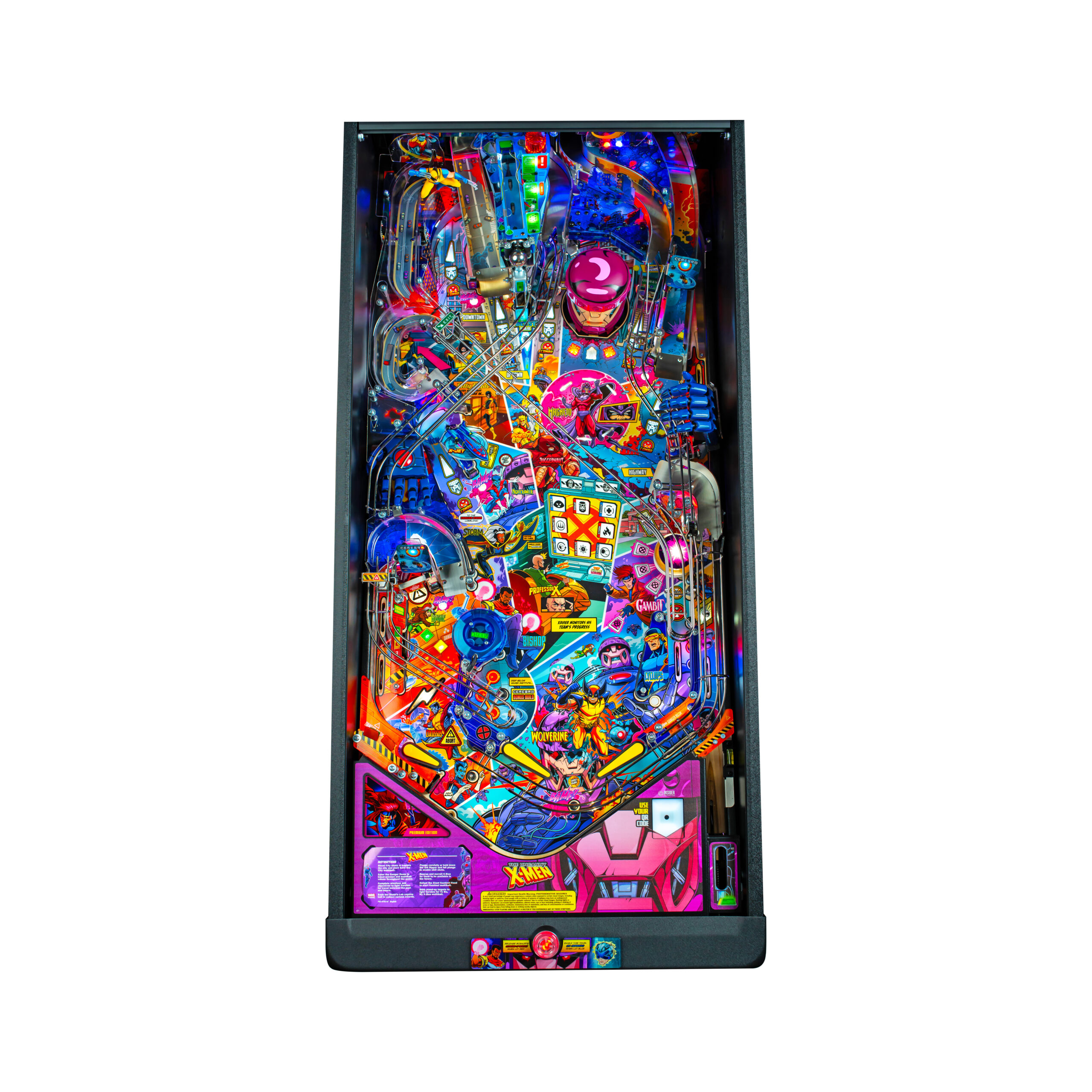 The Uncanny X-Men Premium Pinball Machine by Stern The Uncanny X-Men Premium Pinball Machine by Stern