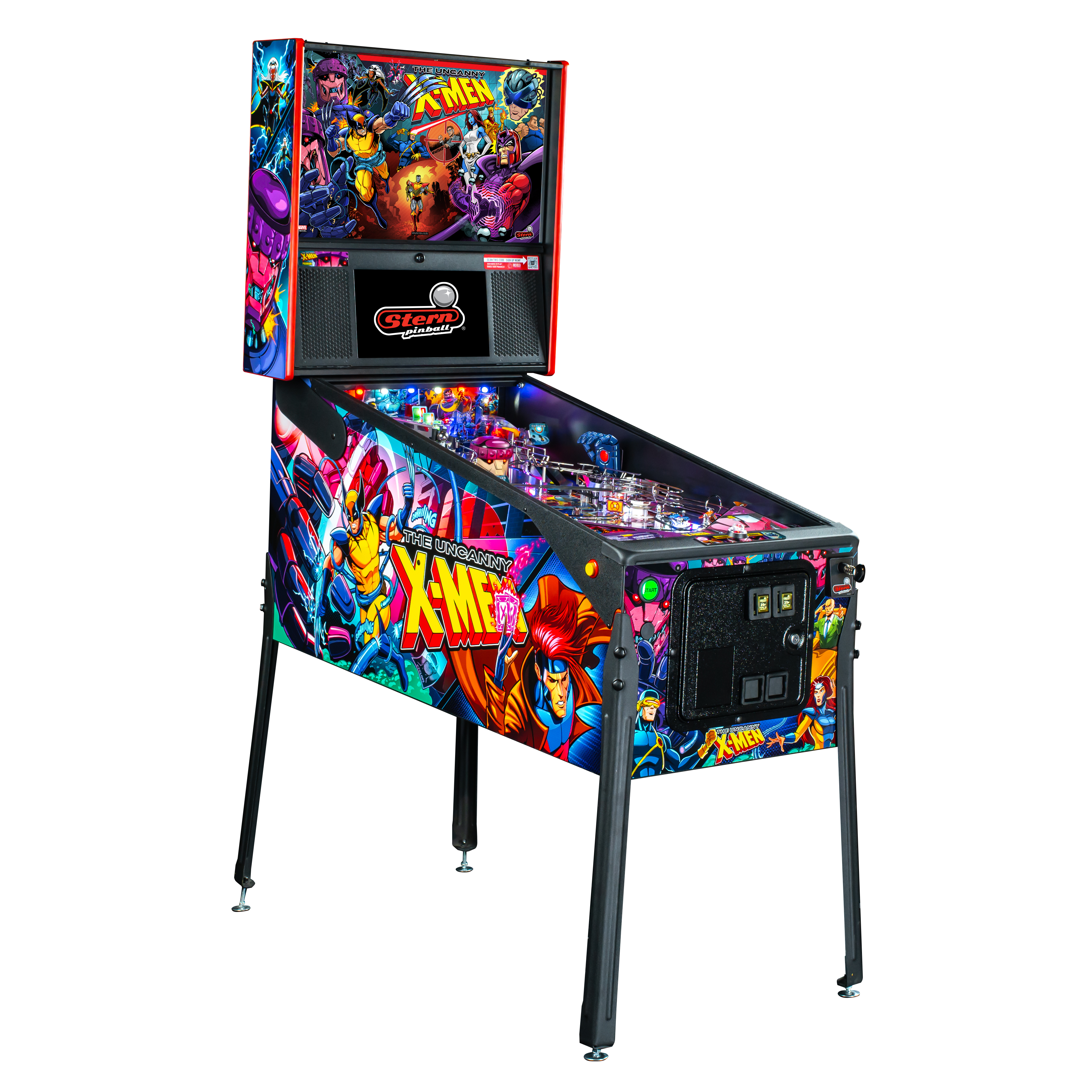 The Uncanny X-Men Premium Pinball Machine by Stern The Uncanny X-Men Premium Pinball Machine by Stern