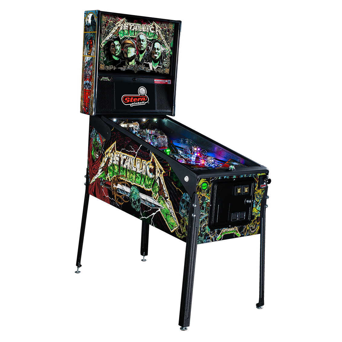 Metallica Remastered Premium Pinball Machine by Stern Metallica Remastered Premium Pinball Machine by Stern