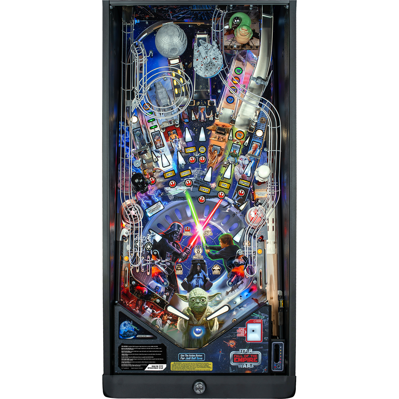 Star Wars: Fall of the Empire Premium Pinball Machine by Stern Star Wars: Fall of the Empire Premium Pinball Machine by Stern