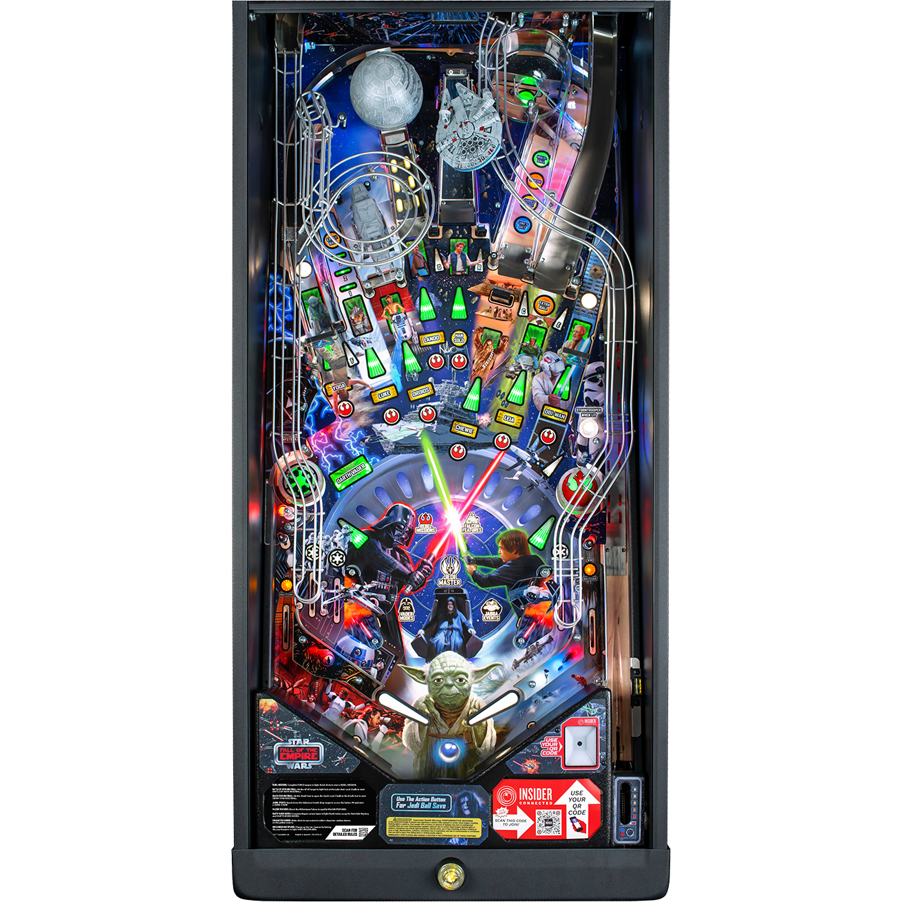 Star Wars: Fall of the Empire Pro Pinball Machine by Stern Star Wars: Fall of the Empire Pro Pinball Machine by Stern