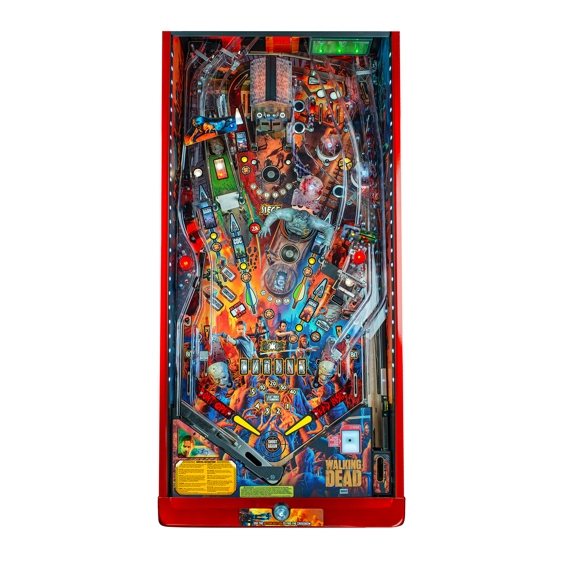 The Walking Dead Remastered Limited Edition Pinball Machine by Stern The Walking Dead Remastered Limited Edition Pinball Machine by Stern