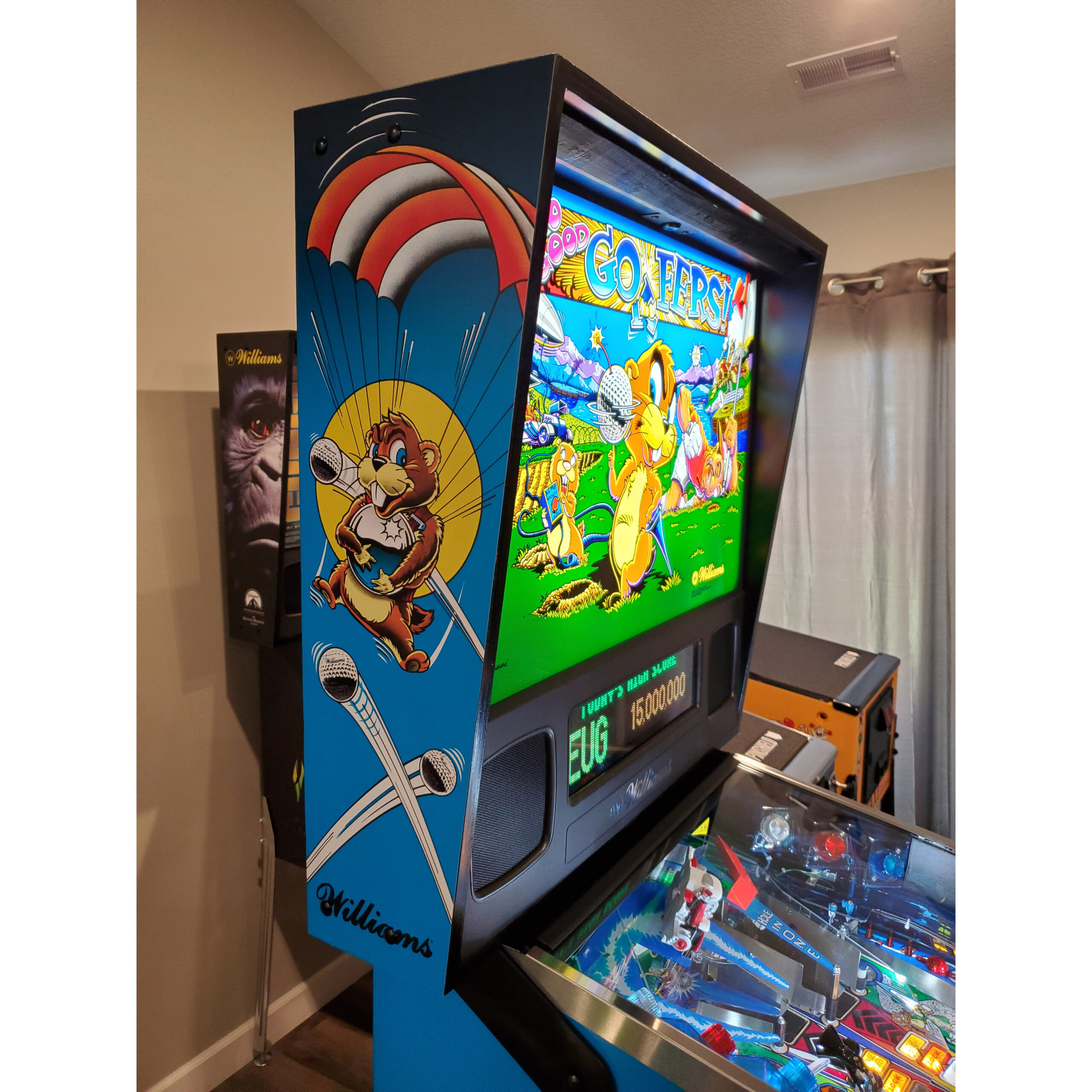 No Good Gofers Pinball Machine by Williams </br>(High End Restoration) No Good Gofers Pinball Machine by Williams </br>(High End Restoration)