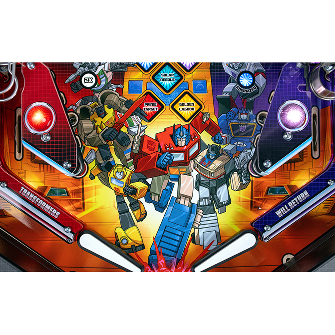 Transformers: More Than Meets the Eye Premium Pinball Machine by Stern Transformers: More Than Meets the Eye Premium Pinball Machine by Stern
