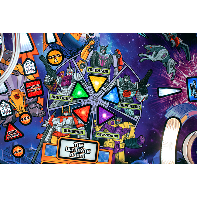 Transformers: More Than Meets the Eye Premium Pinball Machine by Stern Transformers: More Than Meets the Eye Premium Pinball Machine by Stern