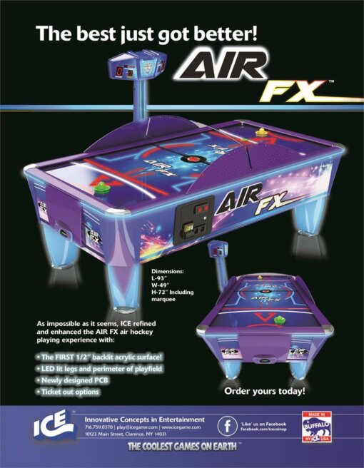 Air FX Full Size Air Hockey Table