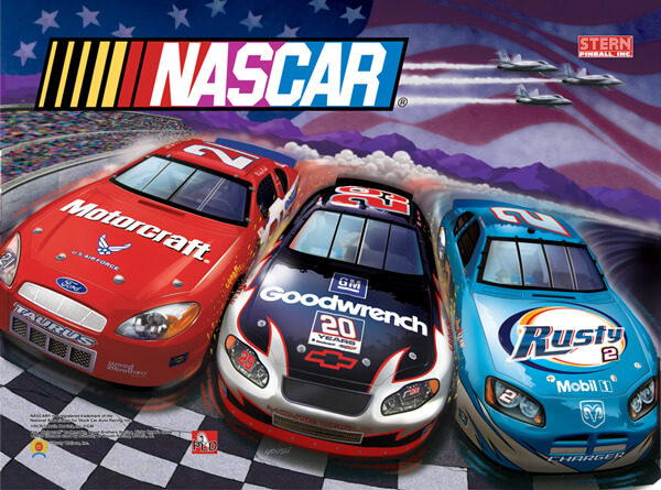 NASCAR Pinball Machine by Stern NASCAR Pinball Machine by Stern