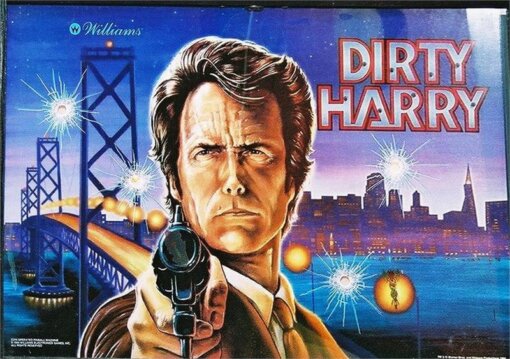 Dirty Harry Pinball Machine by Williams
