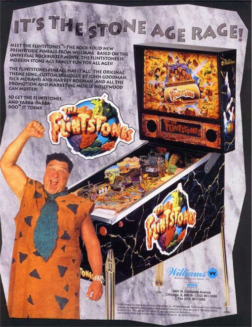 Flintstones Pinball Machine by Williams