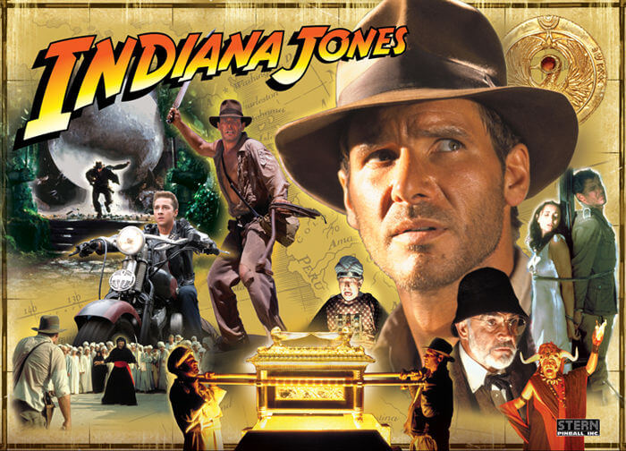 Indiana Jones Pinball Machine (2008) by Stern Indiana Jones Pinball Machine (2008) by Stern