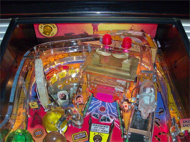 Indiana Jones Pinball Machine (2008) by Stern Indiana Jones Pinball Machine (2008) by Stern