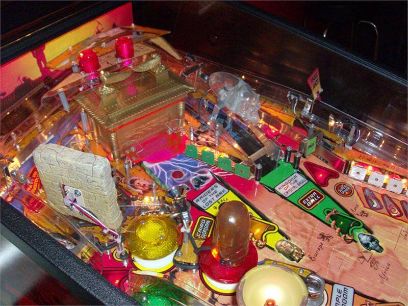 Indiana Jones Pinball Machine (2008) by Stern Indiana Jones Pinball Machine (2008) by Stern