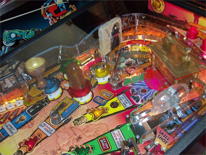 Indiana Jones Pinball Machine (2008) by Stern Indiana Jones Pinball Machine (2008) by Stern
