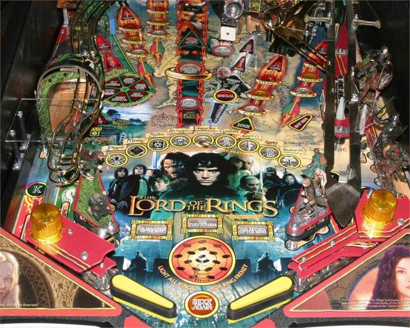 verdrietig diagonaal Opgewonden zijn Buy Lord of the Rings Pinball Machine by Stern Online at $11999