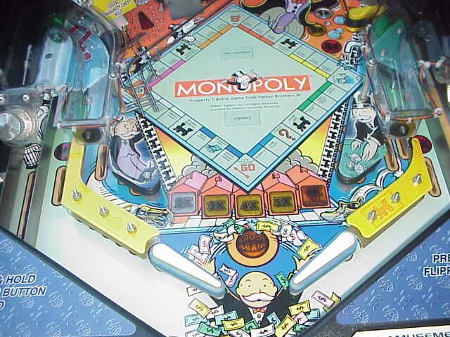 2001 Stern Pinball Monopoly Game Flyer 
