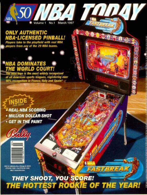 NBA Fastbreak Pinball Machine by Bally