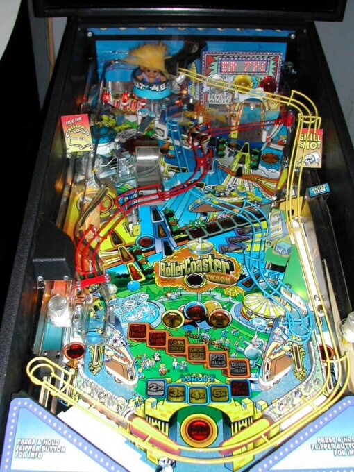 Roller Coaster Tycoon Pinball Machine by Stern