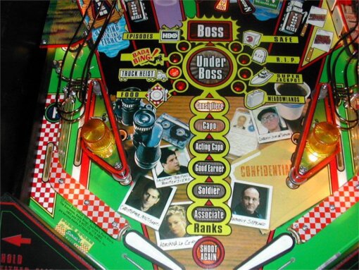 Sopranos Pinball Machine by Stern